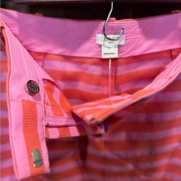 J. Crew Pink and‎ Orange Striped Skirt size 6 - Picture 2 of 6